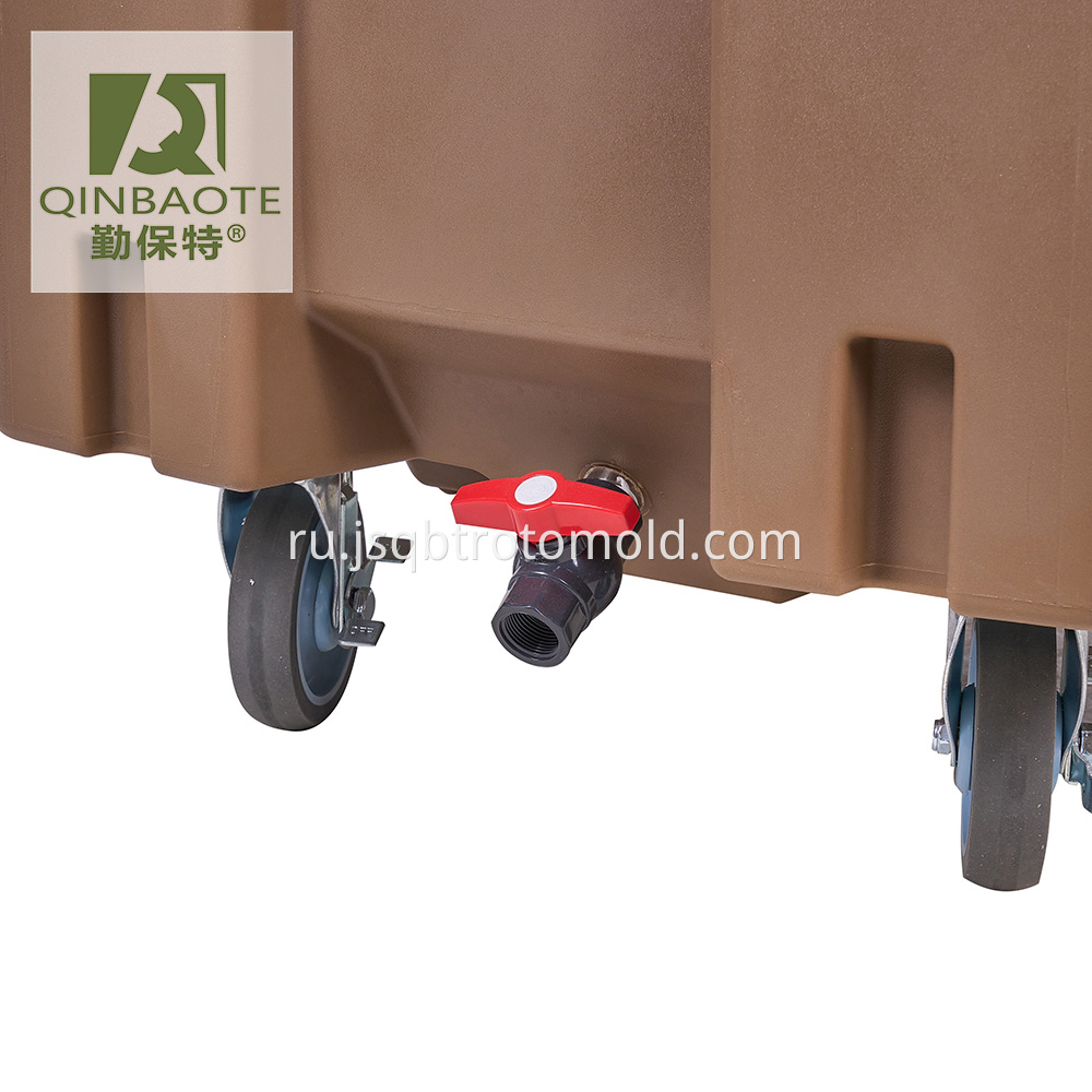 Sliding Lid Portable Ice Cart